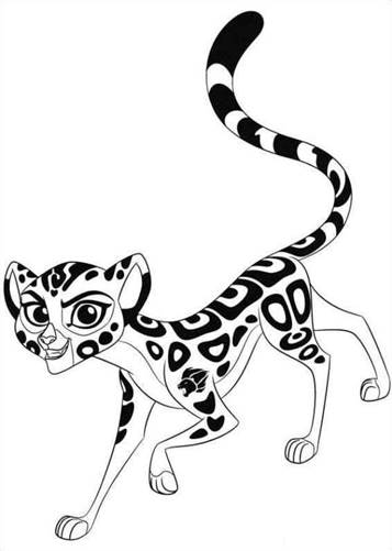 Kids n fun 19 Kleurplaten Van Leeuwenwacht Lion Guard 